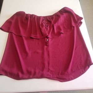 Torrid 0 off shoulder top worn once